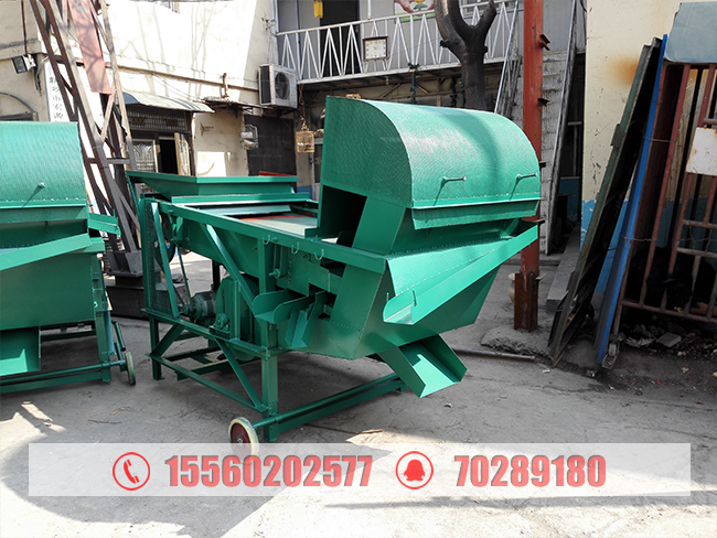 廣東小型糧食篩分拋糧機已發(fā)貨，張經(jīng)理請注意